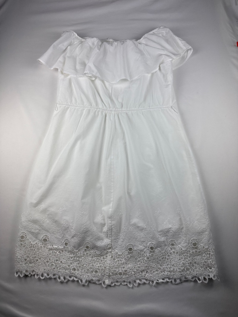 Westport White Off the Shoulder Lined Cotton Dress Women’s XL Boho Summer - Picture 8 of 9